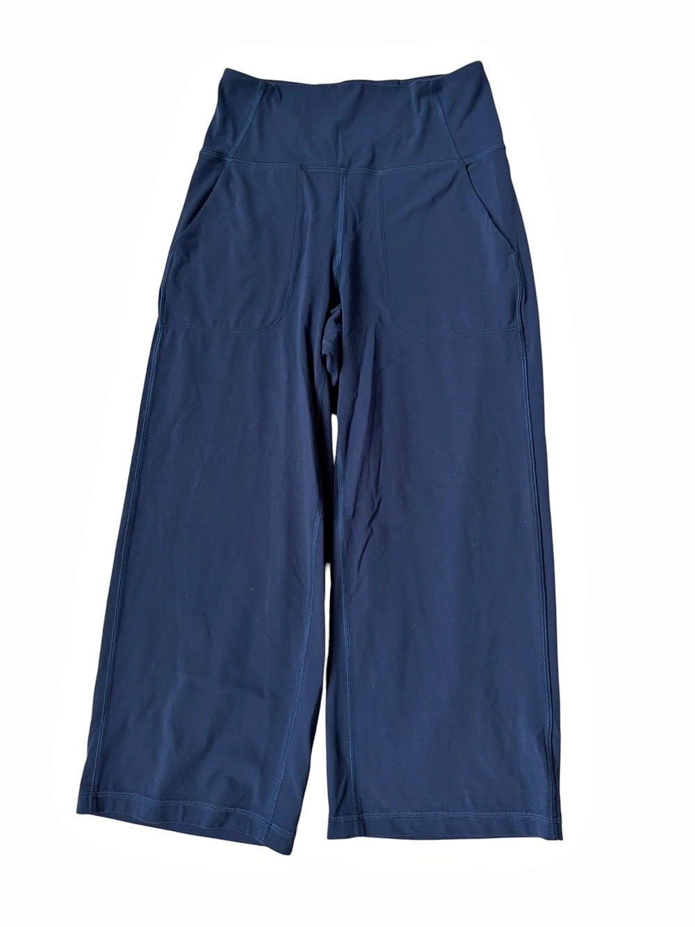 lululemon Align High-Rise Wide-Leg Cropped Pant 23" Blue size 6